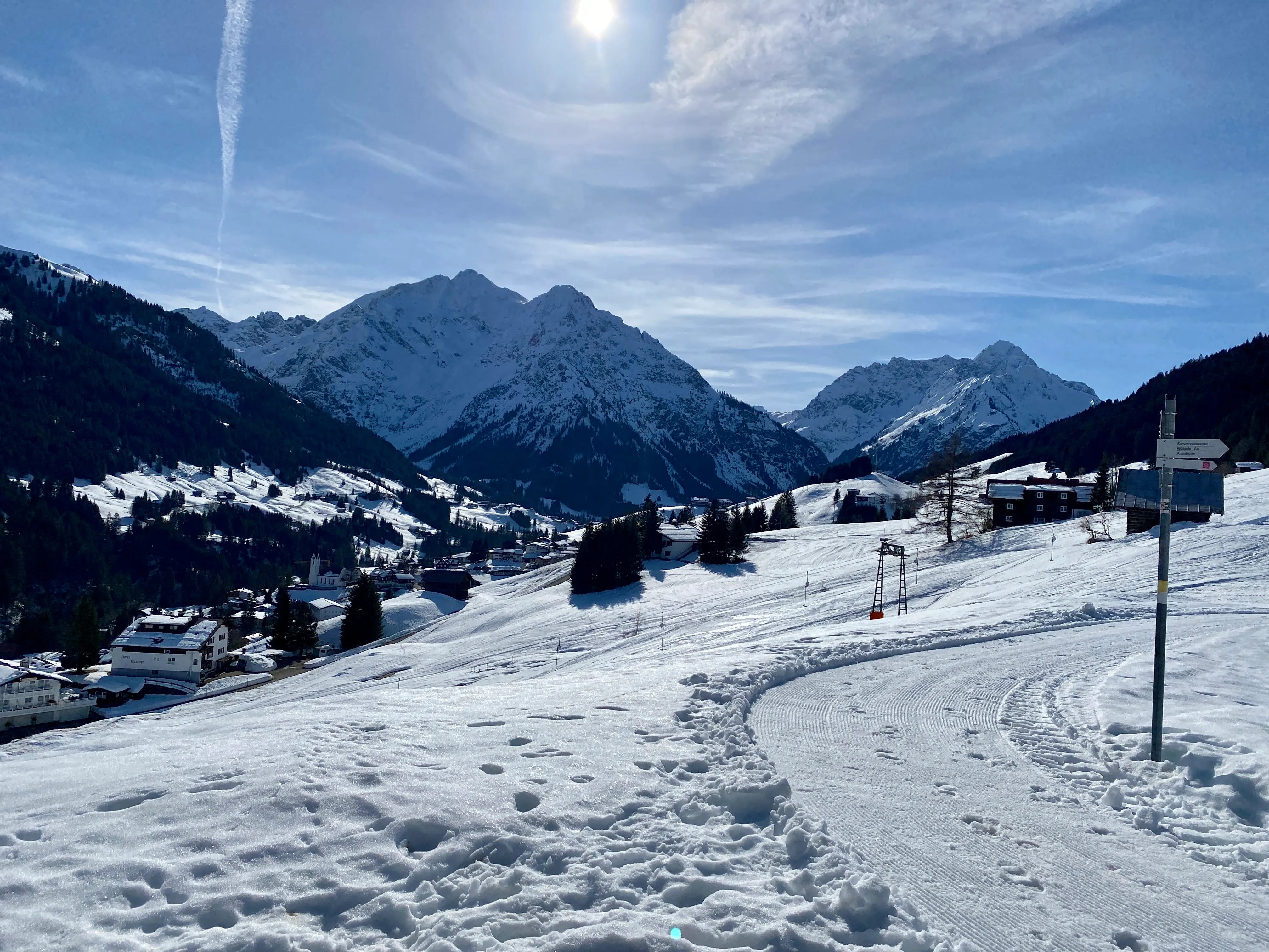 Ausblick von den Bänken