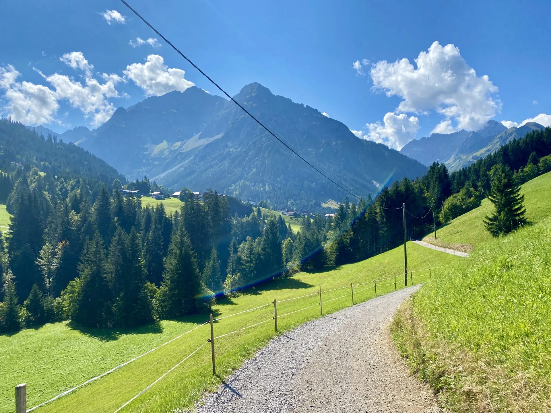 Weg in Richtung Breitach