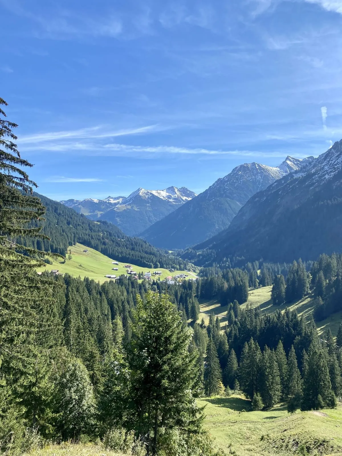 Ausblick auf Baad
