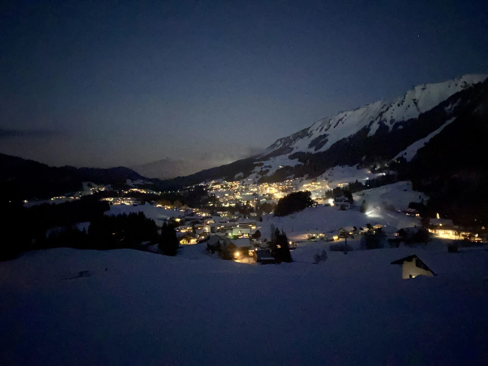 Blick auf Riezlern von der Windegge
