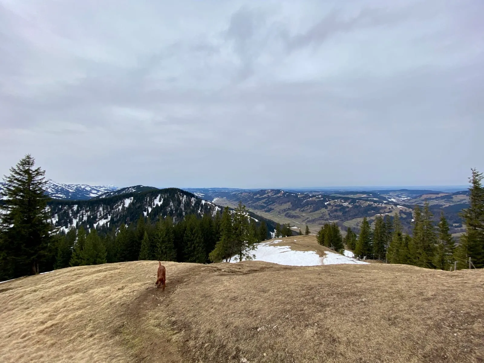 Aussicht beim Abstieg