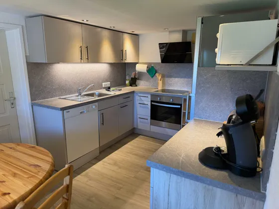 Keuken van Appartement 22, volledig uitgerust