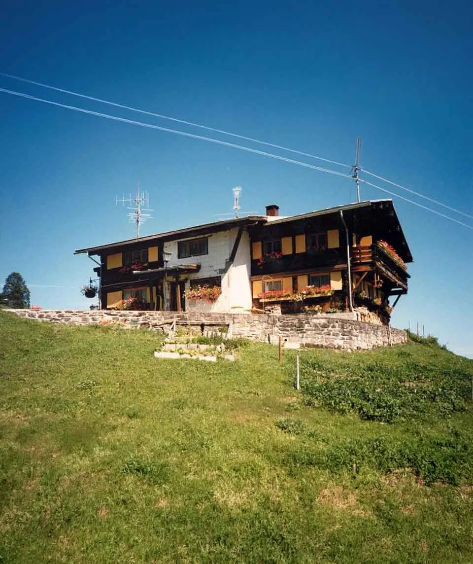 Het Walserhaus Gondamaika in Hirschegg, ca. 1994